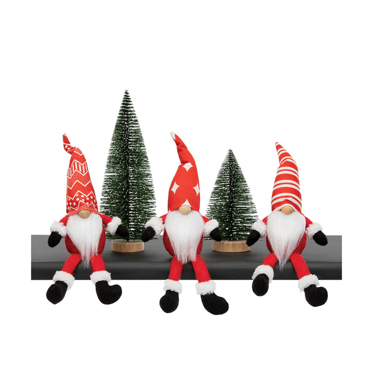 The Holiday Aisle 3 Piece Jolly Gnome Set Wayfair